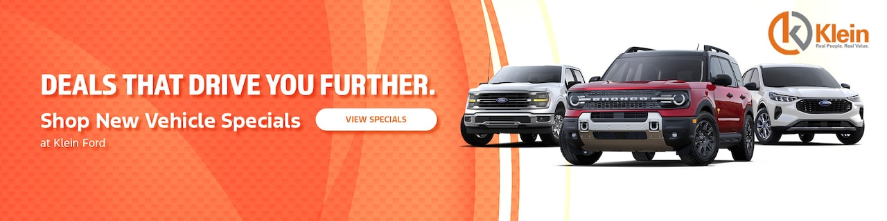 Shop New Vehicle Specials at Klein Ford in Winneconne WI
